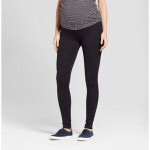 Isabel Maternity Over Belly Ponte Maternity Pants Black Size XS